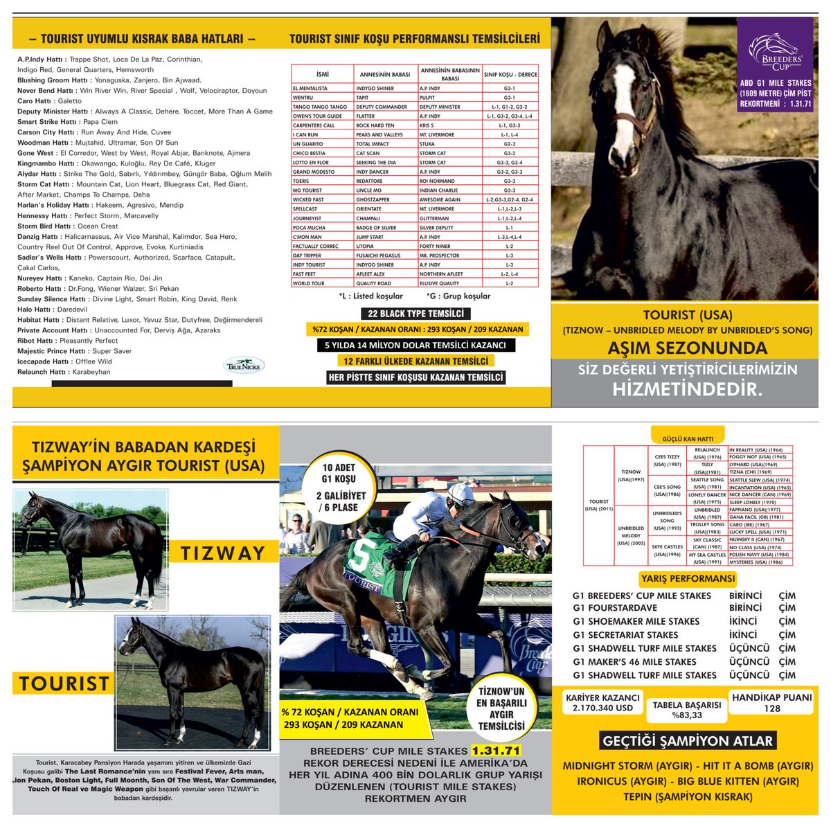 TouristStallion's tweet image. 🏆O BİR ŞAMPİYON🏆      🏆O BİR REKORTMEN🏆
🔥🔥🔥TOURIST'İN VARSA, ŞANSIN VAR🔥🔥🔥