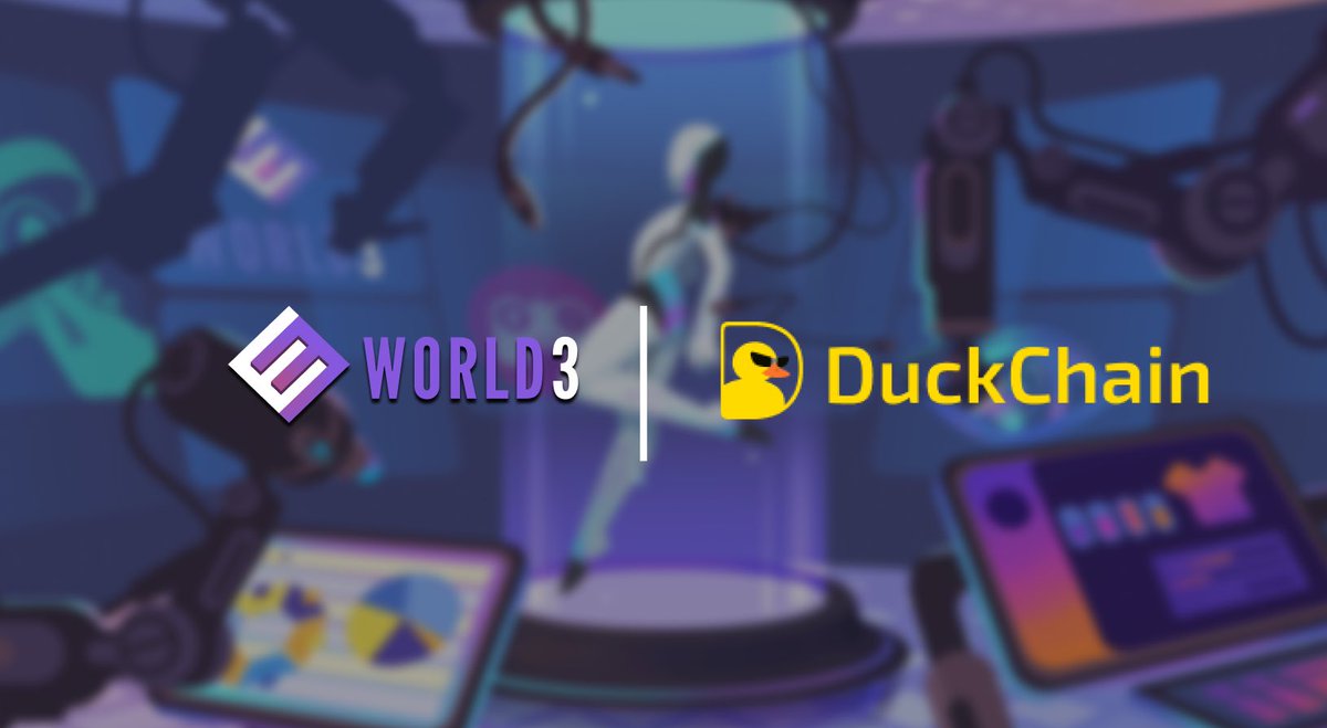 🌐 WORLD3 × DuckChain 🤝

We’re excited to partner with <a href="/Duck_Chain/">DuckChain</a>, the Telegram-native AI Chain built with Scaling Labs &amp; Arbitrum Orbit — bringing blockchain and AI to Telegram’s 30M+ users. 🦆⚡

Together, we’re exploring:

🔹 Agent-powered onboarding — seamless Web2 → Web3