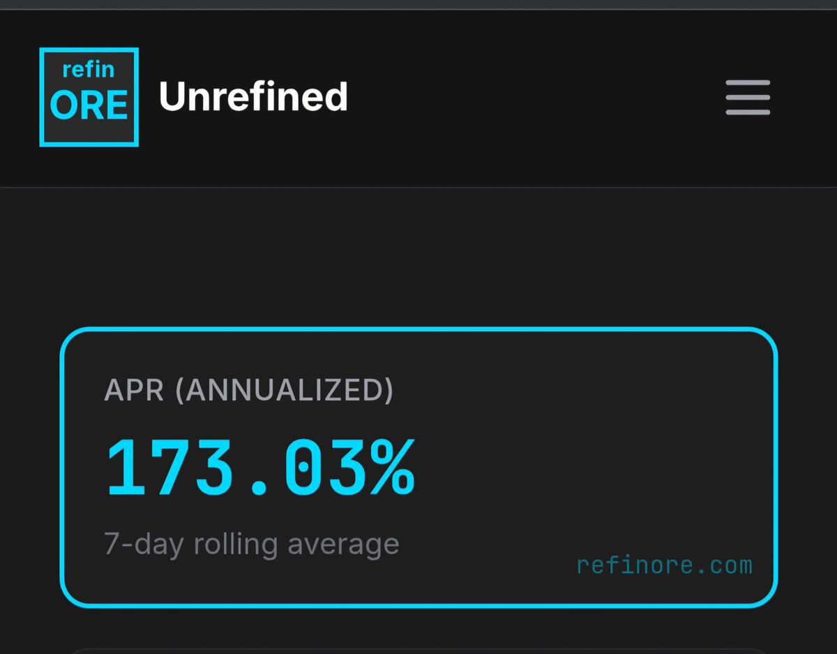My heartfelt thanks to the impatient miners!  $ORE ore.supply