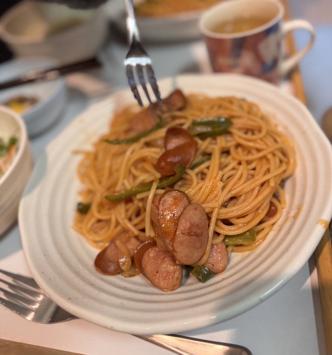 SmartSpaceDogs's tweet image. ナポリタンいただきます🙏