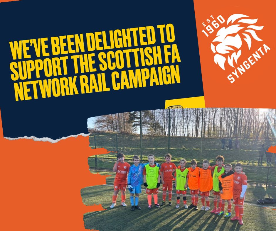 A huge thank you to <a href="/NetworkRailSCOT/">Network Rail Scotland</a> and SFA for the recent safety sessions with our 2016 Grange Team

The Scottish FA are playing a pivotal role in supporting the delivery of important safety messages as the electrification process reaches more communities across the country.