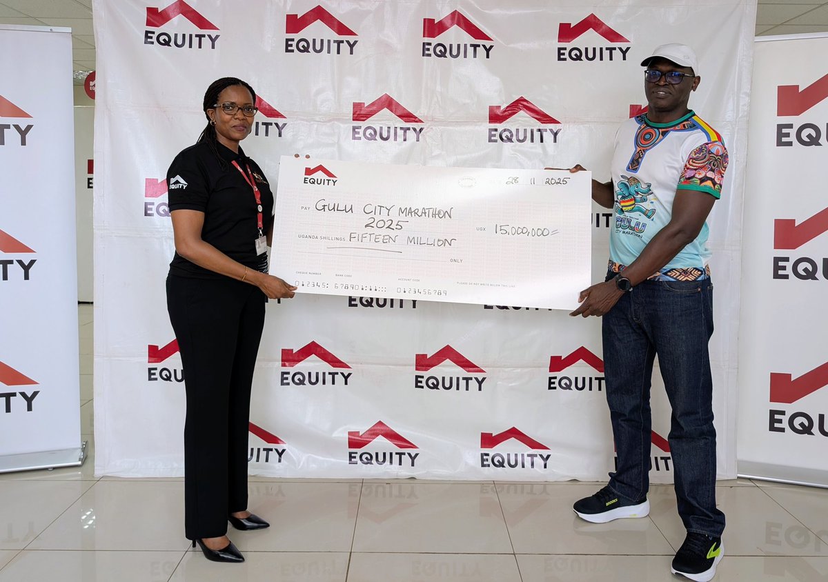 Thank you Equity bank for sponsoring #TheGuluCityMarathon 
<a href="/UgEquityBank/">Equity Bank Uganda</a> 
We look forward to receiving your team at Kaunda grounds on 6th December, 2025