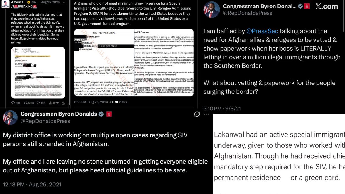 Fishback2026's tweet image. Should Rep. Byron Donalds resign, or at least step out of the race?