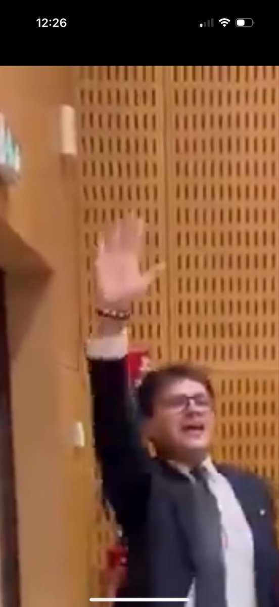 Il y en a certains il vous faut un cours d’histoire. 
Dans un salut nazi, le bras n’etait pas autant vers le haut mais plutôt en face de soit, la main était à plat vers le sol, et contrairement à certaines spéculations, on ne met pas sa main sur le cœur avant