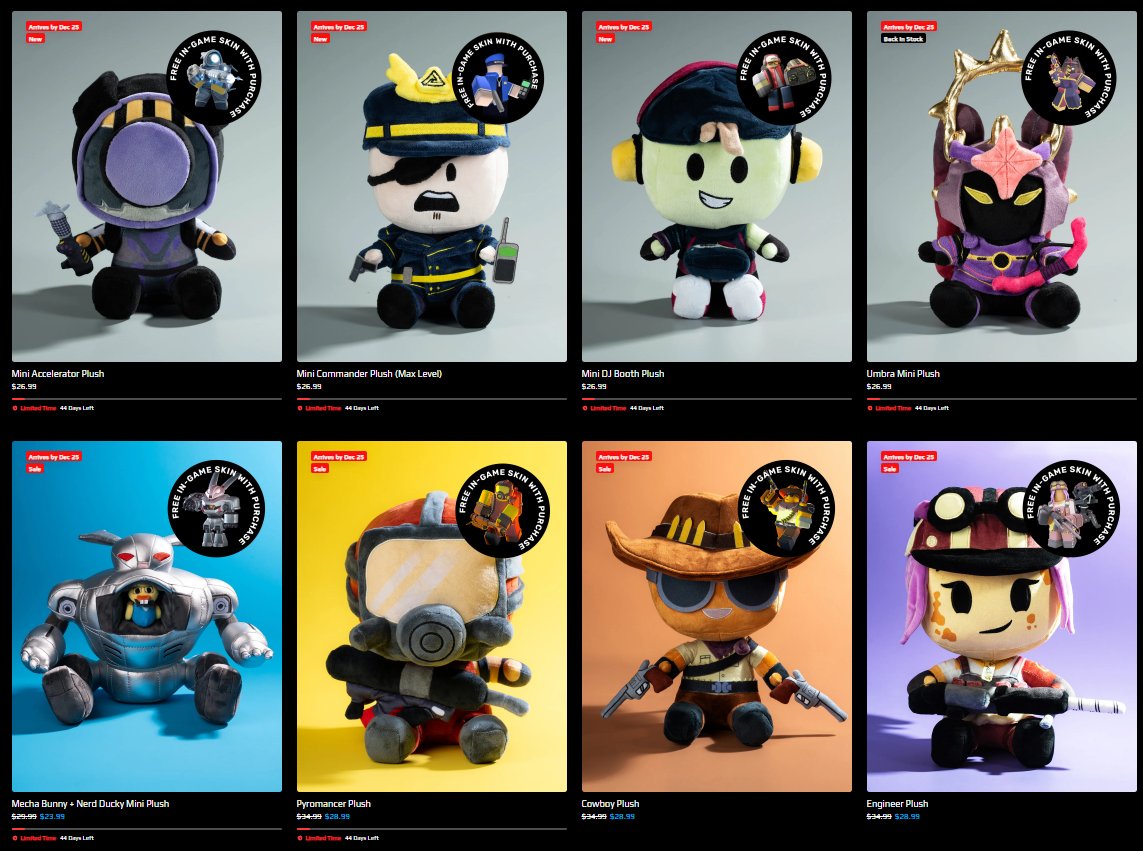 EclipseGL1's tweet photo. @BelowNatural 
I have many questions relating the re-release of TDS Plushie skins.

On the website is supposedly the way of obtaining in-game Plushie skins for people outside of the US

Now recently 1 of your QA Testers brought this message
Continue reading via replies https://t.co/hzq69MG7I6