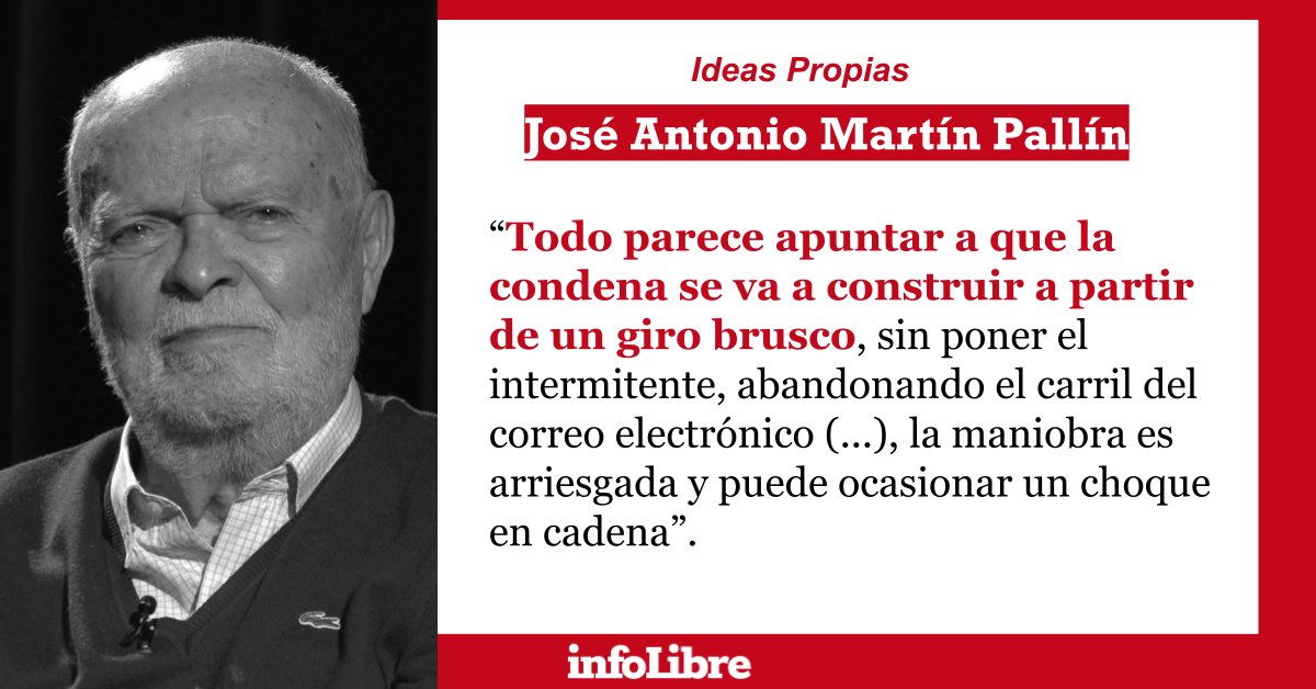 _infoLibre's tweet image. &apos;Por el fallo se sabe dónde está el fuego&apos;, la columna de José Antonio Martín Pallín

f.mtr.cool/khspbyqyyo