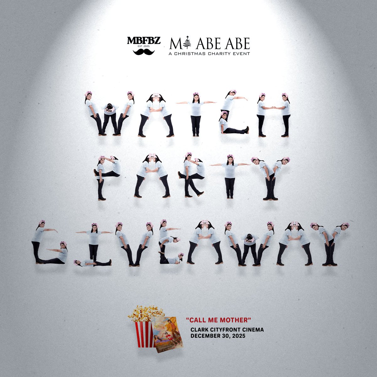 MIKBRENTFANBOIZ's tweet image. GIVEAWAY ALERT! 📣

This holiday season, join us for our Mi Abe Abe Christmas Watch Party for a Cause, a meaningful film experience shared with the children of Duyan ni Maria Children’s Home, who will also be the beneficiaries of this event.

We’re giving away 5 winners of 2…