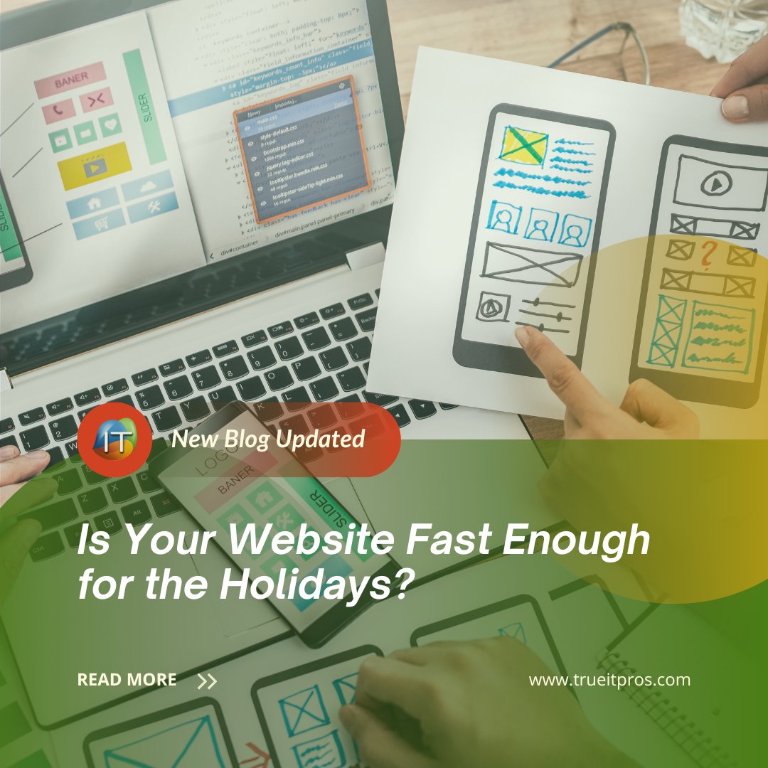 trueITpros's tweet image. Is your website ready for holiday traffic? Slow pages and downtime can cost you leads fast. Learn how to test speed, uptime, and performance before the rush hits.
Read the full guide: trueitpros.com/blog
#WebsiteSpeed #SmallBusinessIT #AtlantaTech #ITSupport