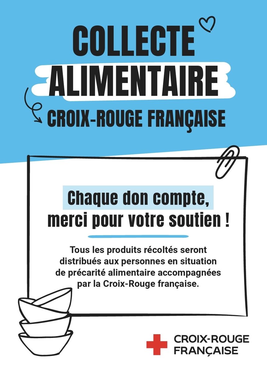 Retrouvez nos bénévoles à l'entrée de vos magasins habituels.