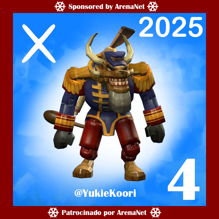 Día 4⃣ Calendario de Adviento del Día Invernal de  #GuildWars2 #GW2 🗓️
▶️ Para participar: Follow + RT
🏆 Premio: 1⃣ código de 400 💎
⛔️ El código NO es válido para STEAM
⚠️ Sorteo diario: el día siguiente a las 21:00⚠️
➡️ Del 1⃣ al 2⃣5⃣ de diciembre
Patrocinado por ArenaNet.