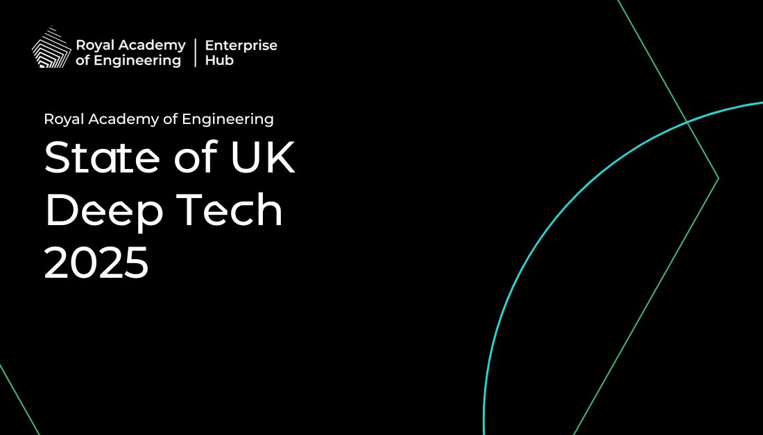 RAEng_Hub's tweet image. What’s the future of UK #DeepTech?
At our State of UK Deep Tech launch, we asked the room 3 questions👇

1️⃣ What excites you most right now?
• Real momentum: more spinouts, prototypes &amp;amp; new ideas
• Huge scientific depth in #AI, #BioTech and #Engineering
• More diverse founders…