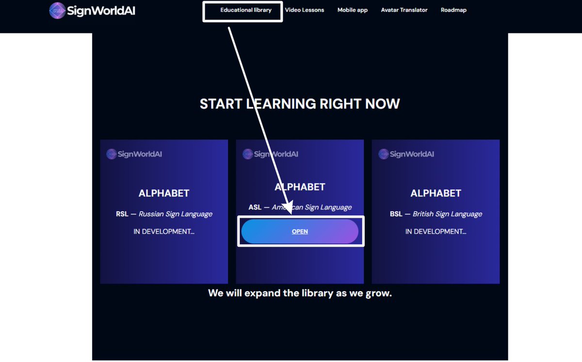 SignWorldAI's tweet image. The creation of the ASL — American Sign Language alphabet is now complete and added to our website.

Details: signworldai.com/asl-american-s…

Come check it out and share your feedback on the interface and other aspects of the development.

#AI #TechForGood #SignLanguage #ASL