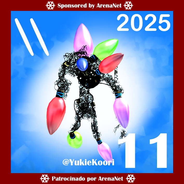 Día 1⃣1⃣ Calendario de Adviento del Día Invernal de  #GuildWars2 #GW2 🗓️
▶️ Para participar: Follow + RT
🏆 Premio: 1⃣ código de 400 💎
⛔️ El código NO es válido para STEAM
⚠️ Sorteo diario: el día siguiente a las 21:00⚠️
➡️ Del 1⃣ al 2⃣5⃣ de diciembre
Patrocinado por ArenaNet.