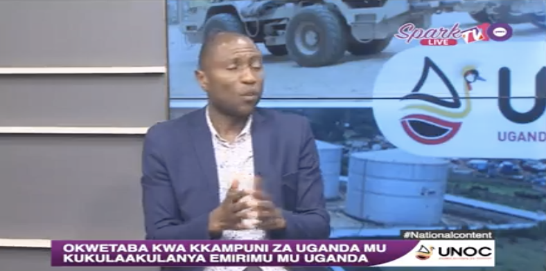 sparktvuganda's tweet photo. Okuva emirimu gy'okusima amafuta bwegyatandika, kampuni ezisoba mu 600 zeezakafunamu, ate 400 ku ezo za wano mu Uganda. Zaakafuna obuwumbi bwa 'Dollar' obusoba mu bubiri. - Herbert Sempogo, Owensonga z’ebitongole,  UNOC 
#NationalContent https://t.co/jw6mSSBqz6