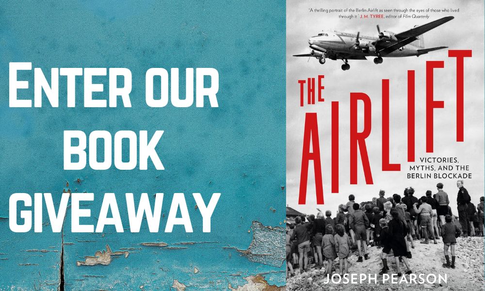 #BOOKGIVEAWAY - The #BerlinAirlift #Victories, Myths, and the #BerlinBlockade with <a href="/TheHistoryPress/">The History Press</a>

Follow @coldwarpod then reshare &amp; reply to this post to enter a chance to win a copy of this book.        

T&amp;C's &amp; other ways to enter here coldwarconversations.com/giveaway1/

Good Luck!
