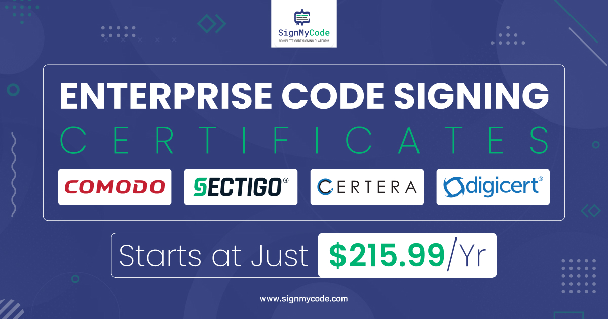 Sign_My_Code's tweet image. Deliver clean and authentic software with enterprise code signing certificates designed for organizational needs.

Buy Now - signmycode.com/enterprise-cod…

#CodeSigning #software #AppSecurity #forbusiness #SoftwareSecurity