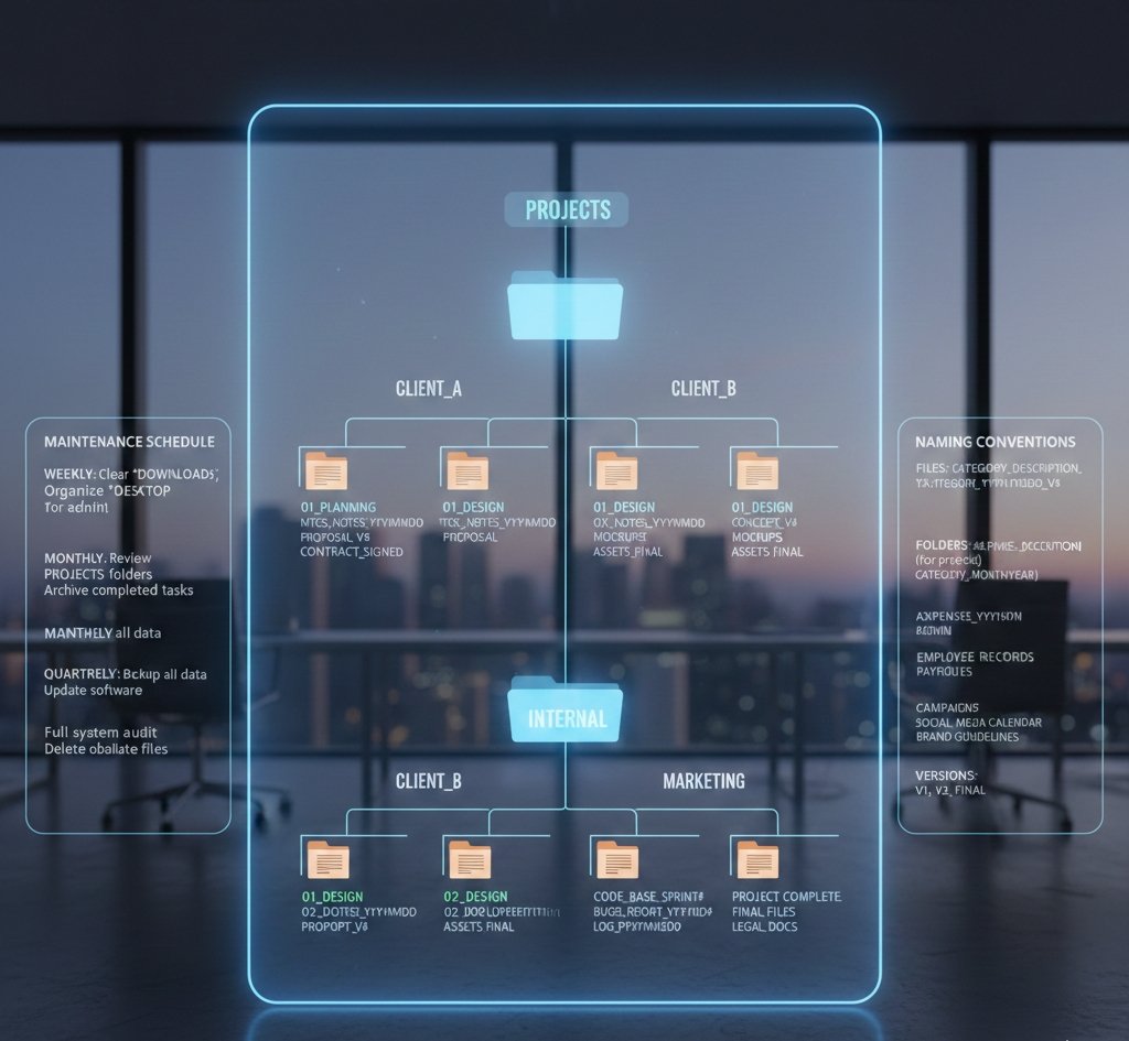 ma113_tp's tweet image. #Computerfiles completely disorganized? Create a system that makes everything instantly findable:

The #DigitalChaos Impact:
•2.5 hours weekly lost searching for files
•Stress from not finding important documents
•Risk of losing critical work and #Memories