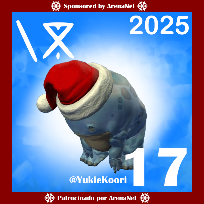 Día 1⃣7⃣ Calendario de Adviento del Día Invernal de  #GuildWars2 #GW2 🗓️
▶️ Para participar: Follow + RT
🏆 Premio: 1⃣ código de 400 💎
⛔️ El código NO es válido para STEAM
⚠️ Sorteo diario: el día siguiente a las 21:00⚠️
➡️ Del 1⃣ al 2⃣5⃣ de diciembre
Patrocinado por ArenaNet.