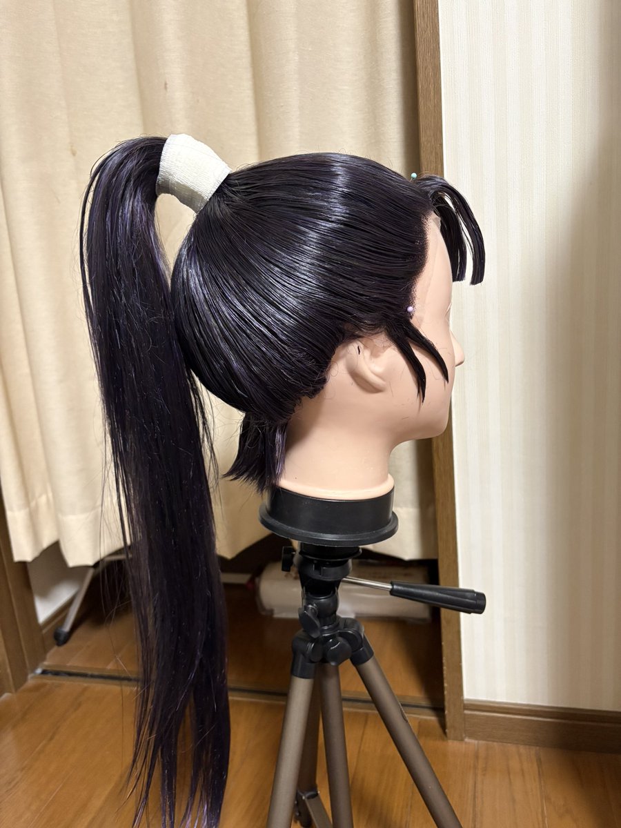 調整したらこうなる😌
気に食わなくて結い上げなおした、やっぱり完璧だ💮