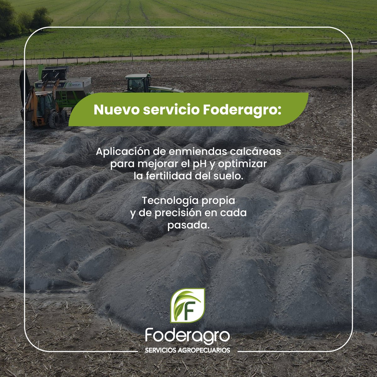 foderagro's tweet image. Un pH equilibrado es fundamental para mantener un suelo sano y cultivos de alto rendimiento. 🌱

El encalado corrige la acidez y permite que el suelo vuelva a trabajar a su máximo potencial. 💪

👉 Contactanos y te contamos más beneficios del servicio.