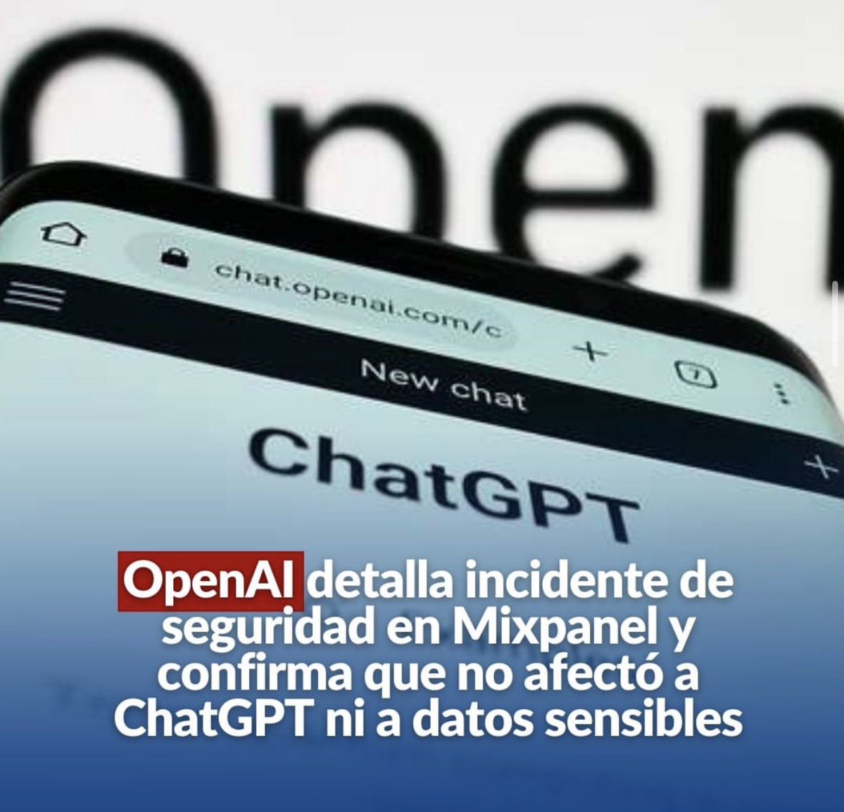 G_GomezJ's tweet image. OpenAl amplió la información sobre un reciente incidente de seguridad ocurrido en los sistemas de Mixpanel, proveedor externo de analítica utilizado para medir el comportamiento de uso en la interfaz web de su producto
de API (platform.openai.com).