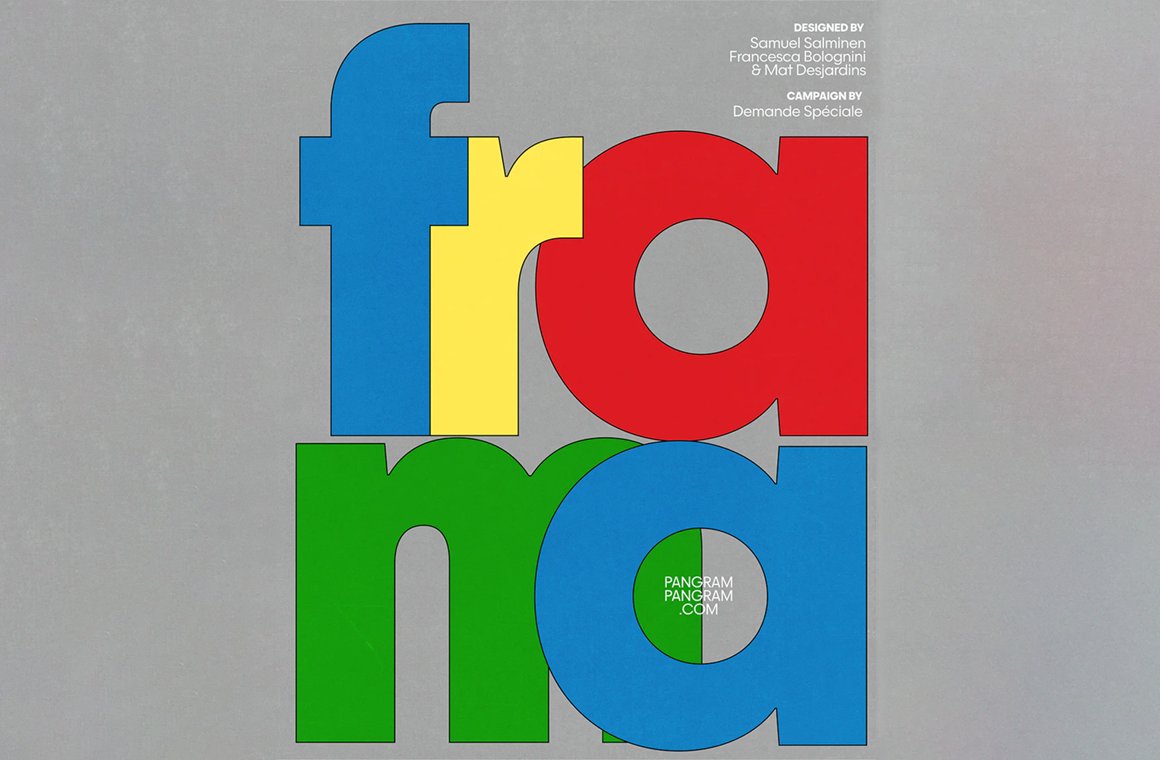 typecache's tweet image. [New Font Release] Pangram Pangram Foundry released Frama. typecache.com/news/6612/ #typecache