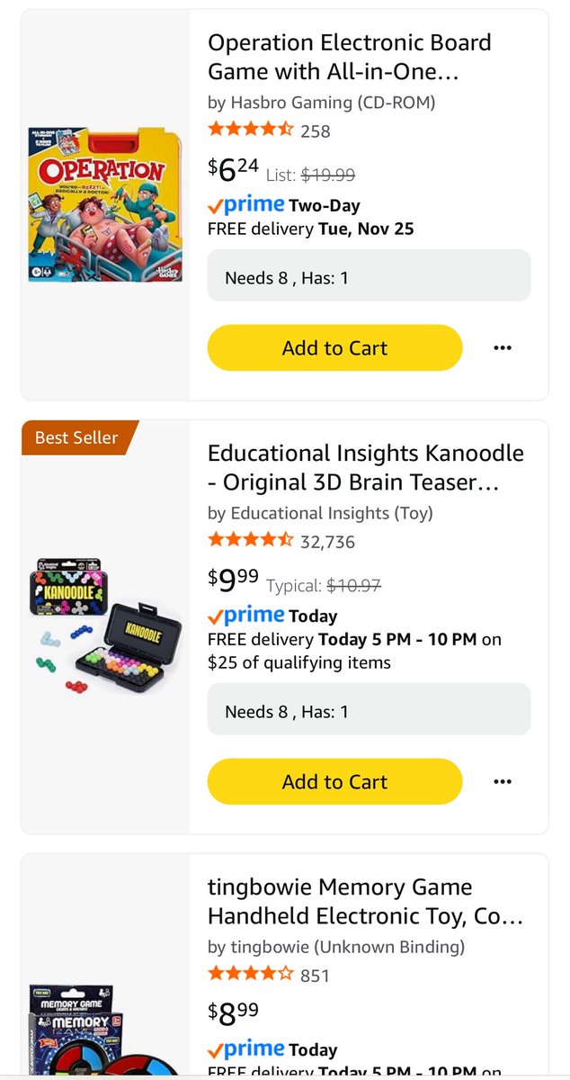 dbrenee's tweet image. Good morning,  I’m getting closer to the finish line. If you have a minute, please repost to help. I need 28 more games for my class. Many are less than $10, but they are going fast. Thank you for helping me make my students happy. amazon.com/hz/wishlist/ls… 
walmart.com/registry/tr/38…