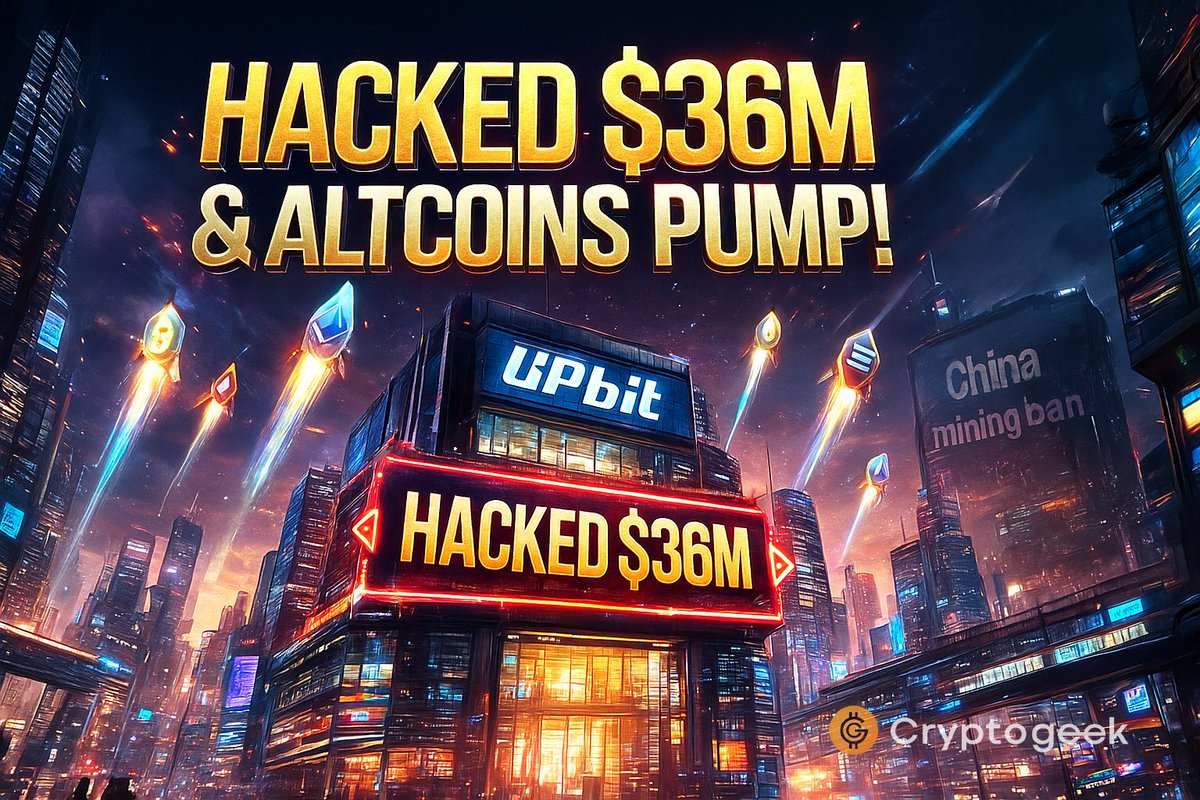 the_Cryptogeek's tweet image. 🚨 $36M hack on Upbit and altcoins PUMP right after… welcome to 2025 logic 🤡
China’s mining ban fading, Thailand vs WRLD drama – Asia is anything but quiet.
Bullish or pure chaos here?

#UpbitHack #AsiaExpress #WRLD