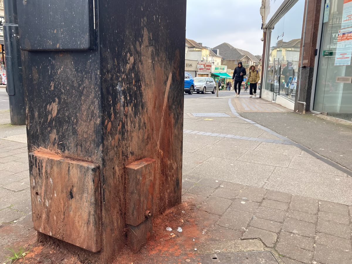 A north London council spends more than £30,000 a year cleaning up shops, pavements and buildings covered in a dark-red substance called paan – a chewing tobacco popular amongst the South East Asian community

Another example of how multiculturalism is making our home disgusting