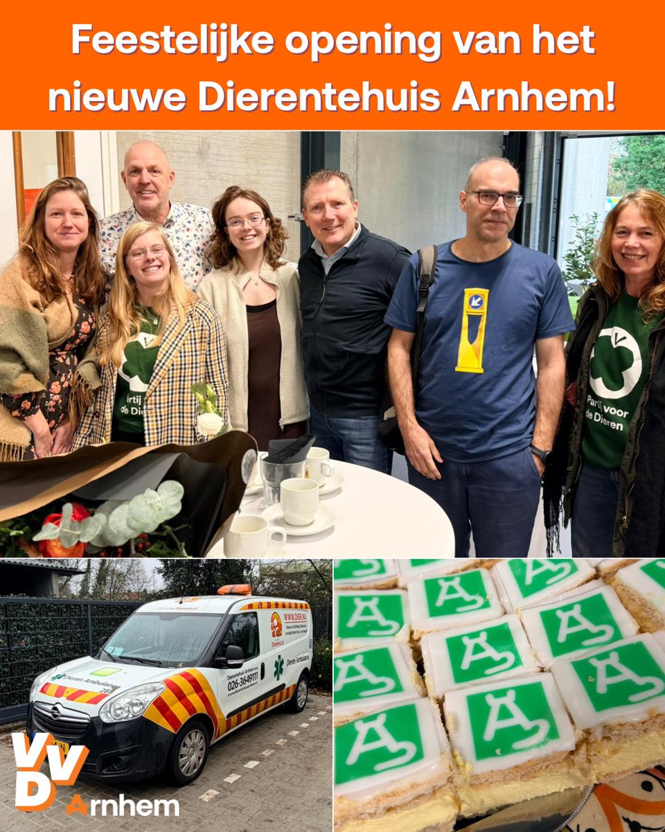 𝗙𝗲𝗲𝘀𝘁𝗲𝗹𝗶𝗷𝗸𝗲 𝗼𝗽𝗲𝗻𝗶𝗻𝗴 𝘃𝗮𝗻 𝗵𝗲𝘁 𝗻𝗶𝗲𝘂𝘄𝗲 𝗗𝗶𝗲𝗿𝗲𝗻𝘁𝗲𝗵𝘂𝗶𝘀 𝗔𝗿𝗻𝗵𝗲𝗺 𝗲𝗻 𝗼𝗺𝘀𝘁𝗿𝗲𝗸𝗲𝗻!😸

Lang was de toekomst van de dierenopvang onzeker. Mede dankzij de gezamenlijke inzet met de PvdD is er nu een nieuw, dierentehuis gerealiseerd!