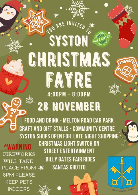 Syston Town Council tweet media