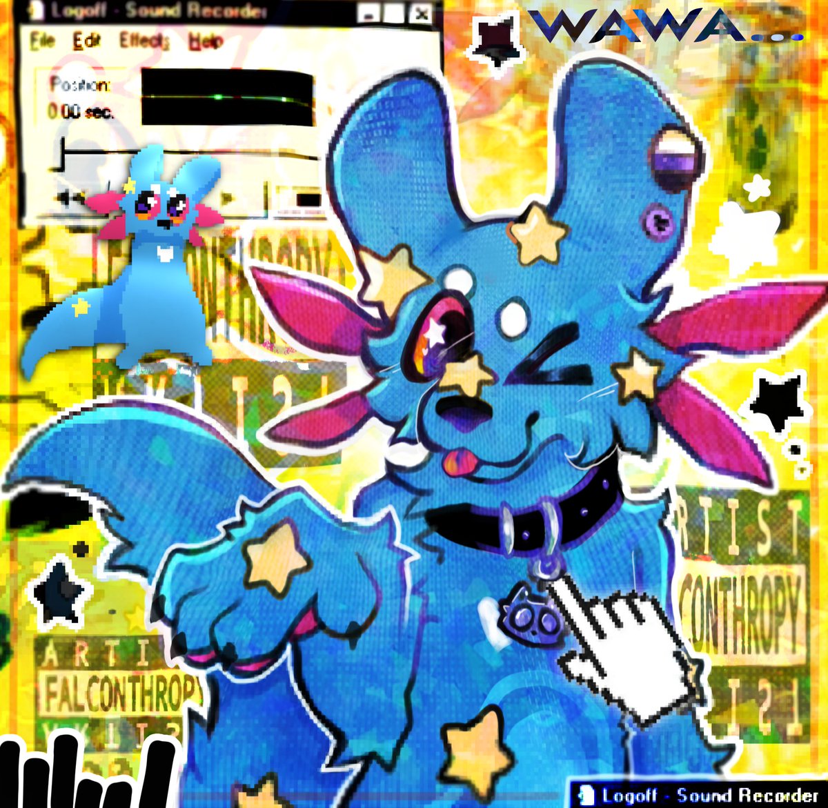 Rivuletsona but anthro 🎵🫧 #rainworlddownpour #Rainworld