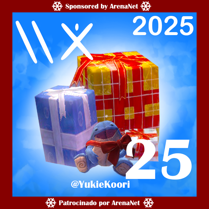 Día 2⃣5⃣ Calendario de Adviento del Día Invernal de  #GuildWars2 #GW2 🗓️
▶️ Para participar: Follow + RT
🏆 Premio: 1⃣ código de 400 💎
⛔️ El código NO es válido para STEAM
⚠️ Sorteo diario: el día siguiente a las 21:00⚠️
➡️ Del 1⃣ al 2⃣5⃣ de diciembre
Patrocinado por ArenaNet.