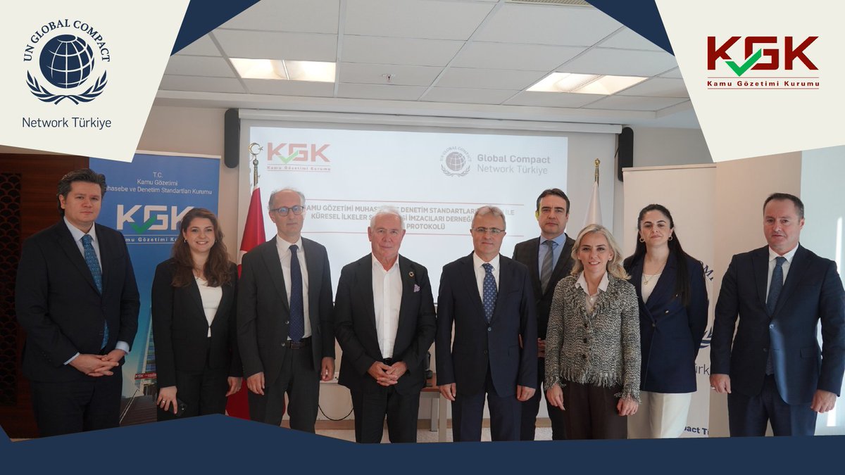 Türkiye’de sürdürülebilirlik raporlamasının gelişimini desteklemek ve şirketlerin uluslararası standartlara uyum kapasitesini artırmak amacıyla KGK ile UN Global Compact Türkiye arasında bir iş birliği protokolü imzalandı.
Detaylar için: bit.ly/4rqYdoB