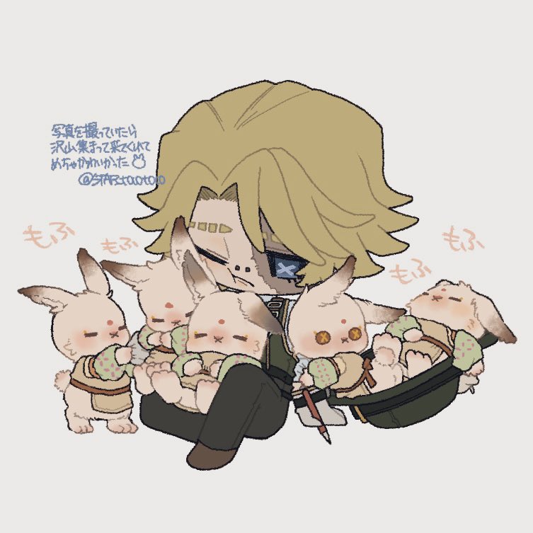 STAR_tocotoco's tweet image. 魔管🧲と🐰たち