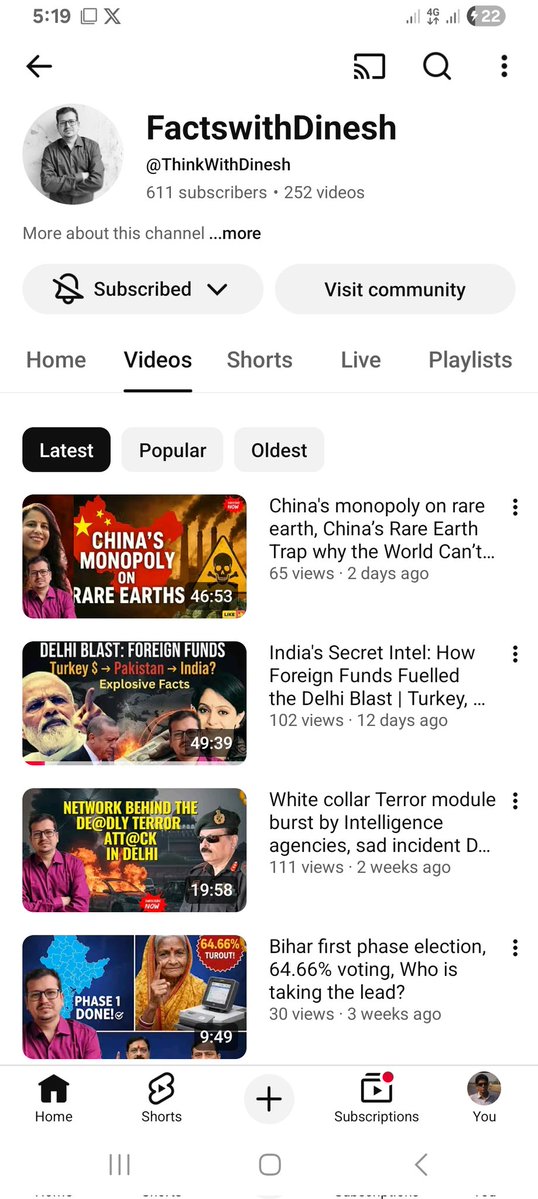 backupamit's tweet image. @FactswithDinesh 

Please subscribe Our friend dinesh ji

YouTube Channel 

Link : youtube.com/@thinkwithdine…