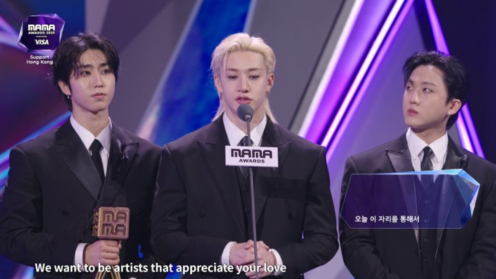 yongdeelixx's tweet image. 엔하이픈, 라이즈→스크레이 키즈, 베이비몬스터, 팬스 초이스 수상...＂영광이다＂[2025 마마] (출처 : 네이버 연예) naver.me/IM4ovV2j