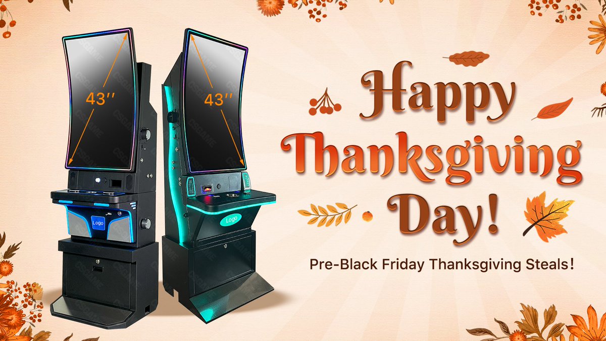 Skye041010's tweet image. 🥳🥳 #HappyThanksgivingDay 🦃🍁
wa.me/+8618002297351

#CurvedMonitor #SkillMachine #Metalmachine #Slotgame #Pushbutton #Slotmachine #Gamecabinet #Skillgame #SkillCabinet #Arcadegame #Touchscreen #Gamemachine #Pushbutton #Videogame #Capacitivetouchscreen #Ledscreen