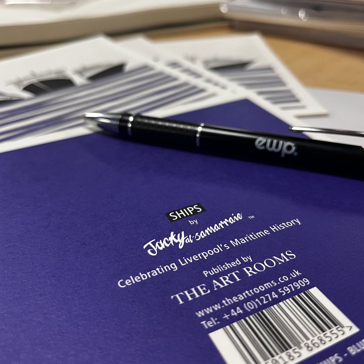 With the festive season around the corner, our office team have been getting ready to spread some festive cheer! 

This year, we wanted to find a card that showcased what we're about here at EWP, and when we saw a design from <a href="/_TheArtRooms/">Jacky Al-Samarraie</a> we couldn't resist!