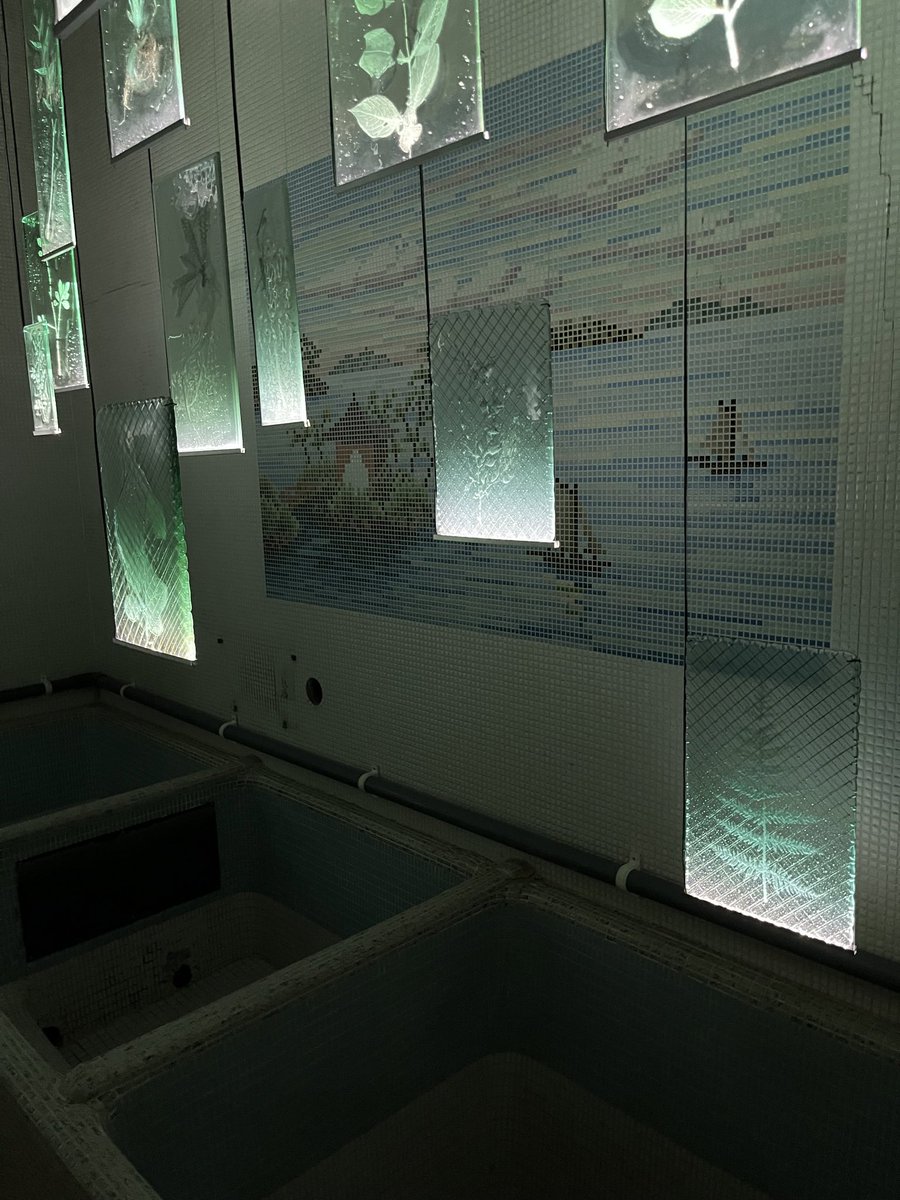 瀬戸市のまちなかもおもしろかった！メイサ・アブダラの絵画はものすごいパワーで好き。佐々木類の銭湯での展示は、別日に芸文で観た小川待子の作品も連想しながら楽しんだ。