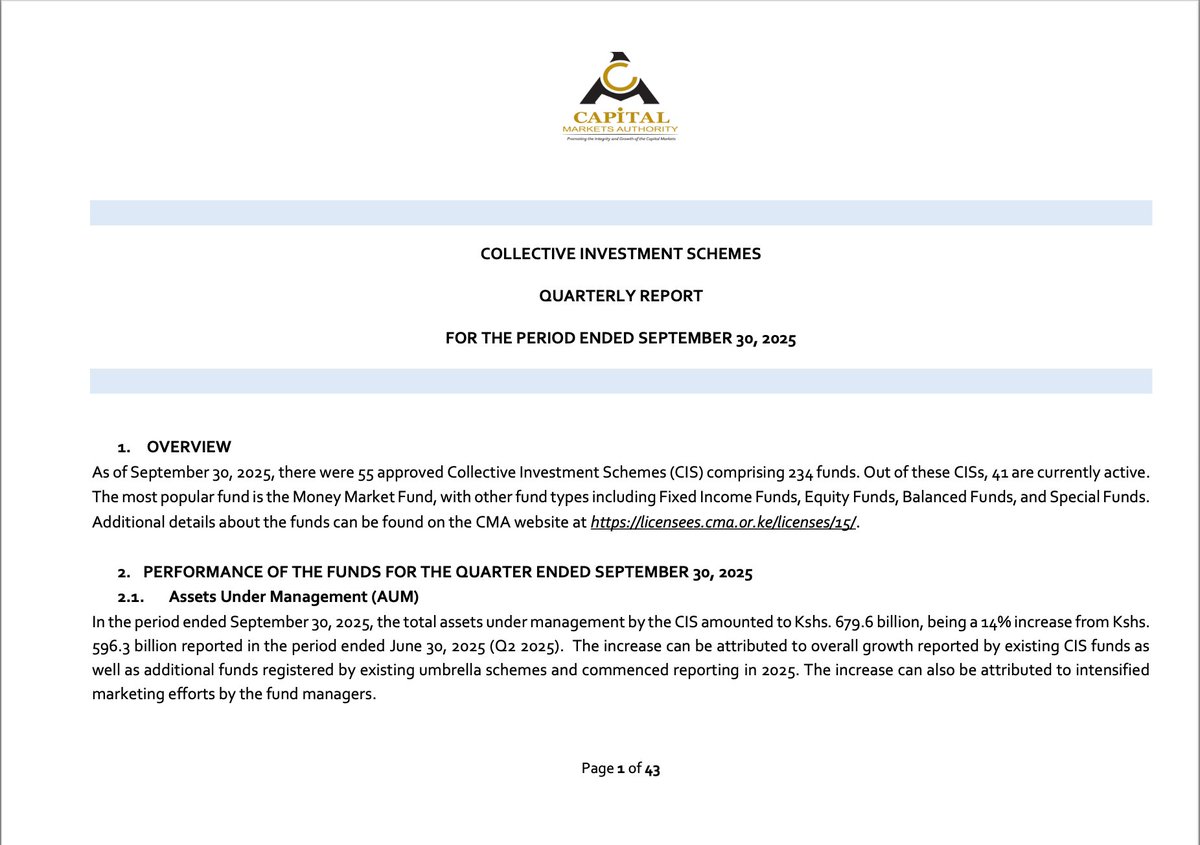 AmbokoJH's tweet image. Two months ago I wrote that if 2024 was the year of the MMF rush, then 2025 is one for the special funds rush (see quoted tweet). 

So how&apos;s the Q3 2025 vs Q2 2025 growth in assets under management across various offerings in the  Collective Investment Schemes landscape looking…