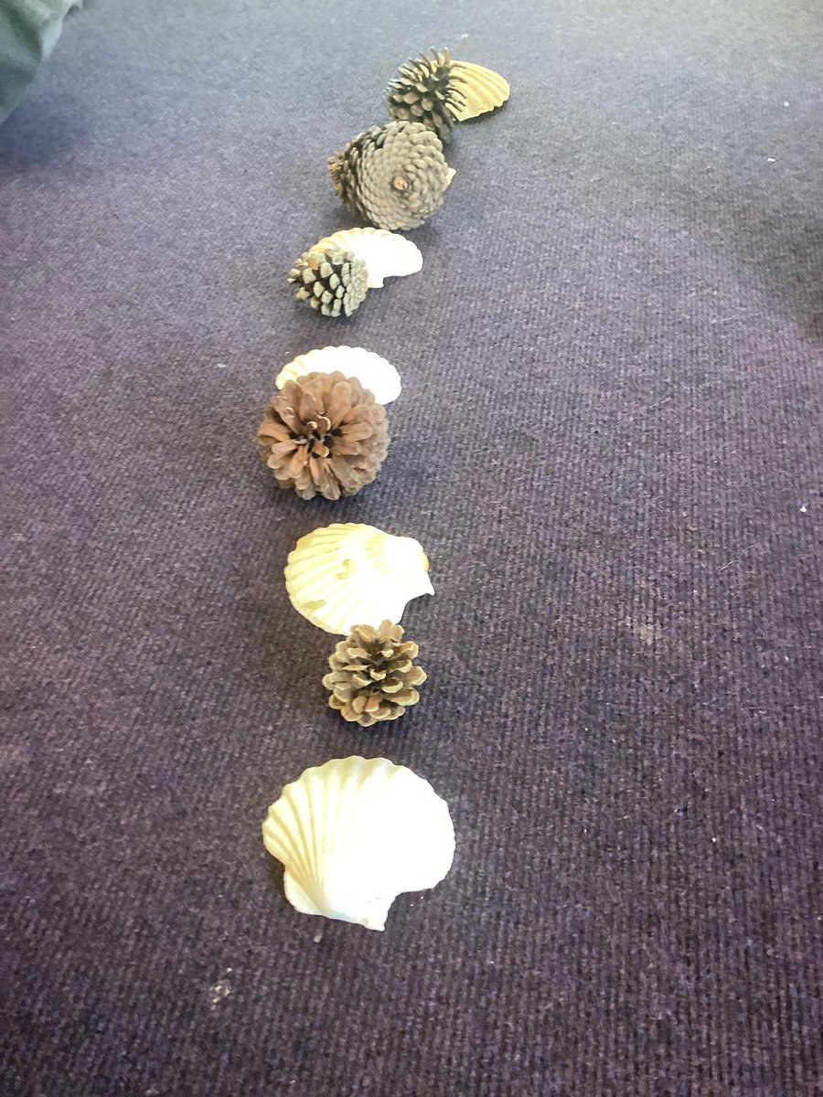 Today, Reception have been looking at repeating patterns. Some of them then had a go at making their own patterns. #findingthelight #flourishingcommunities <a href="/stchris_trust/">St Christopher’s Trust</a>