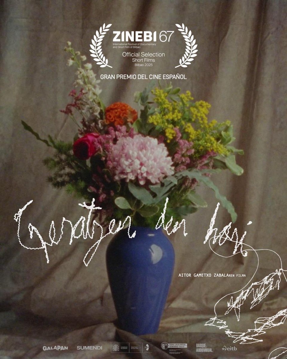 Estatu mailako film labur onenan saria irabazi dogu <a href="/ZinebiFEST/">ZINEBI</a>-en Aitor Gametxon “Geratzen den hori” dokumental zoragarriakin 💕🌻

<a href="/SUMENDIfilmak/">SUMENDI</a> <a href="/_galapan/">Galapan</a> <a href="/msalvadortato/">Marta Salvador Tato</a>