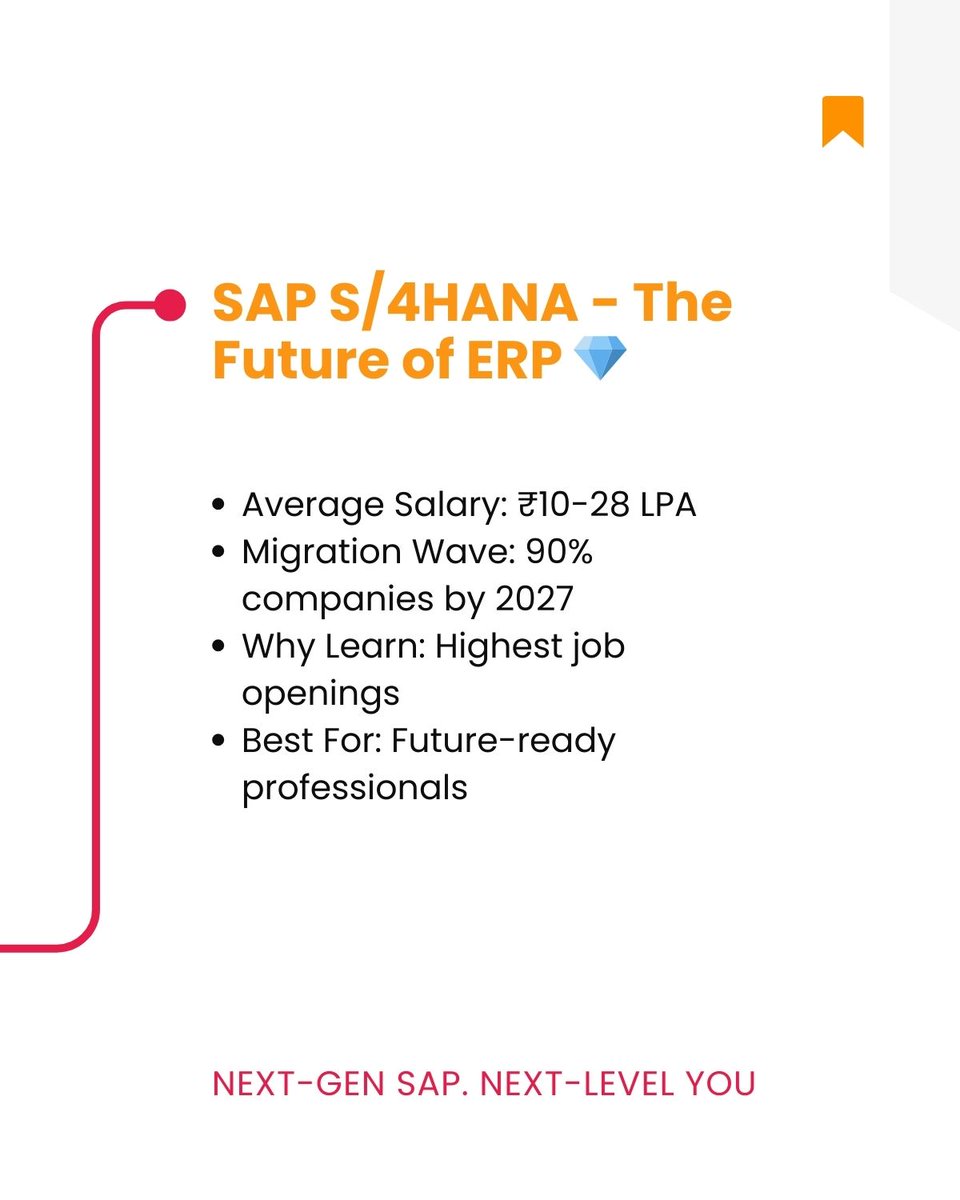 tech_brainz's tweet image. 🎯 Which SAP certification actually gets you hired?
We analyzed the data. 
Here are the top 5 with 90-95% job placement:
→ S/4HANA: ₹12-30 LPA → FICO: ₹8-20 LPA
→ IBP: ₹15-35 LPA
Full breakdown 👇 (swipe the carousel)
Visit Us : shorturl.at/83d1f
#SAPCertification