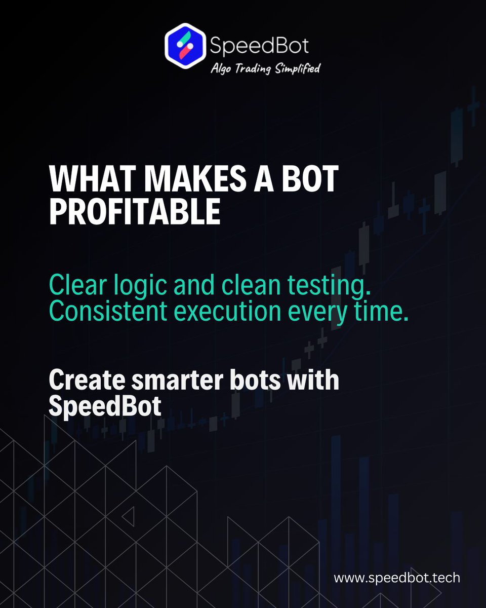 SpeedbotT's tweet image. Good traders think smart. Great traders automate smarter. 
.
.
#sharemarket #trade #StocksInFocus #StockMarket #intradaytrading #options #breakout #Economy #SudeepPharma #speedbot