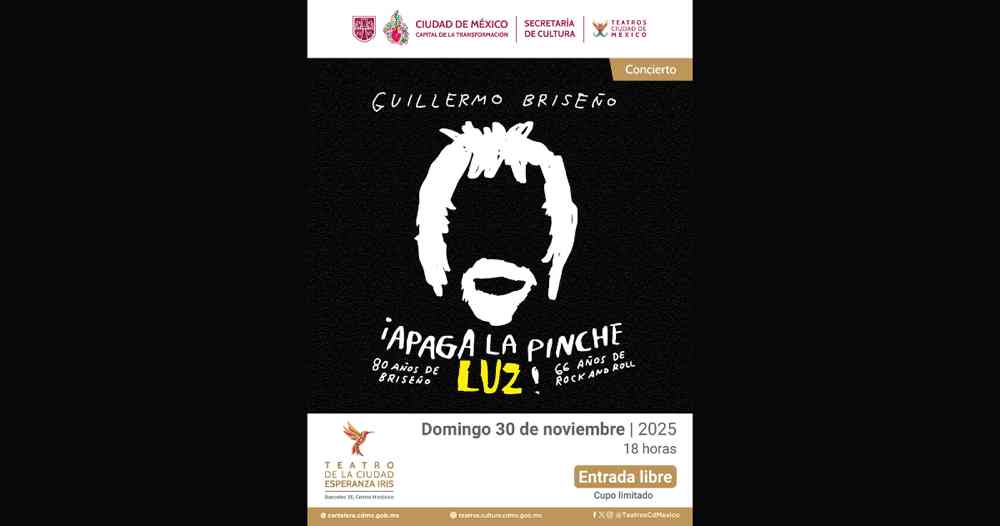 🎹 Leyenda viva. Guillermo Briseño celebra 80 años de vida y 66 de trayectoria con un concierto gratuito en el Teatro de la Ciudad. ¡Una fiesta imperdible! #GuillermoBriseño #ConciertoGratuito #Música zurl.co/ELIRY
