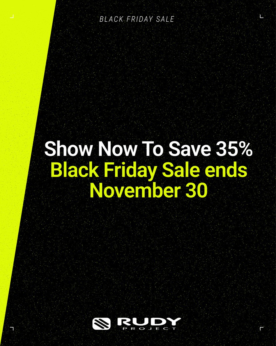 RudyProjectNA's tweet image. Our Black Friday Sale is almost over, with up to 35% off helmets, sunglasses, &amp;amp; more, plus a free $115 spare lens with any interchangeable sunglass purchase. rudyprojectna.com *Use code FREELENS at checkout &amp;amp; free gifts with purchase available while supplies last.