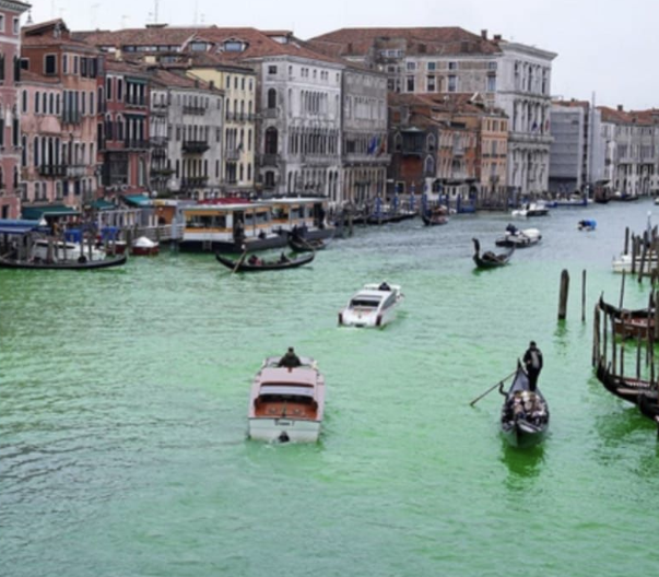 TracTerrorism's tweet image. Climate Activist Greta #Thunberg Expelled from #Venice for Helping 'Extinction Rebellion' Members Dye the City’s Grand Canal Fluorescent Green, #Veneto Region, Northeastern #Italy 
trackingterrorism.org/chatter/greta-…