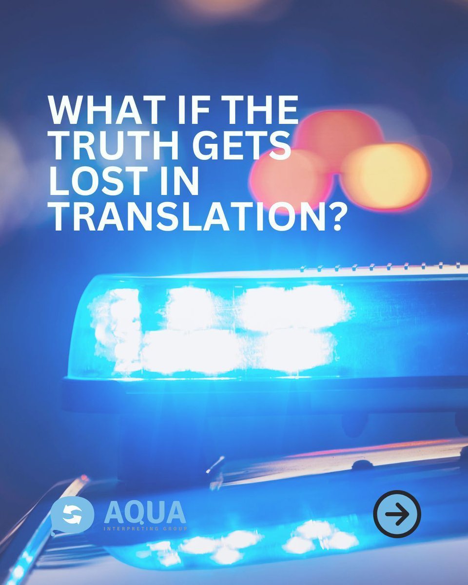 AquaInterpreter's tweet image. 👮 Accuracy in language can protect justice.
In police interviews, custody statements, and investigations, misinterpretation can have serious consequences.

Our #policeinterviewinterpreters guarantee every word is understood exactly as intended, keeping the process fair &amp;amp; precise