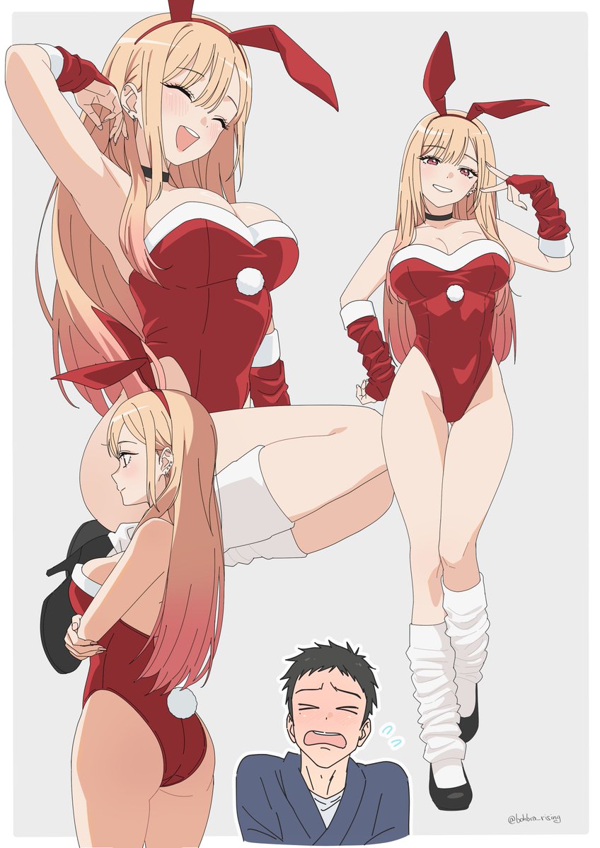 ちょっと早いけどサンタコスまりんちゃん🧑‍🎄🩷
#着せ恋　#喜多川海夢